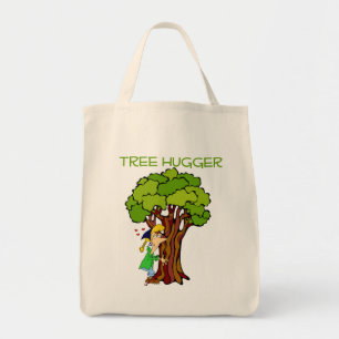 Tree Hugger - Girl Tote Bag