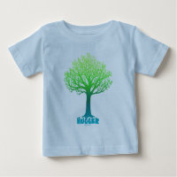 Tree Hugger green rainbow