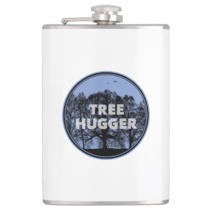 Tree Hugger Hip Flask