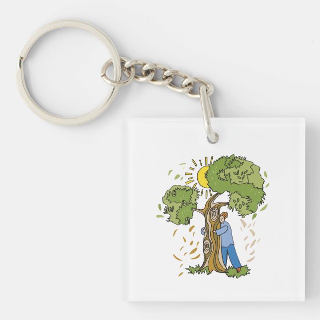 Tree Hugger Key Ring (Front)