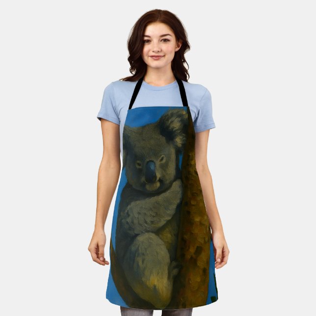 Tree Hugger – Koala in the Canopy Apron (Worn)