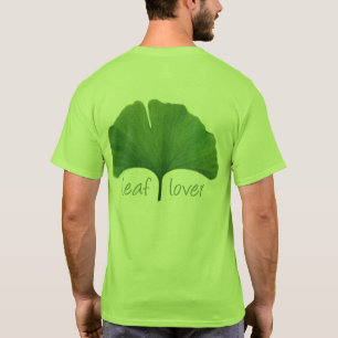 Tree Hugger, Leaf Lover Ginkgo Leaf Eco T-Shirt