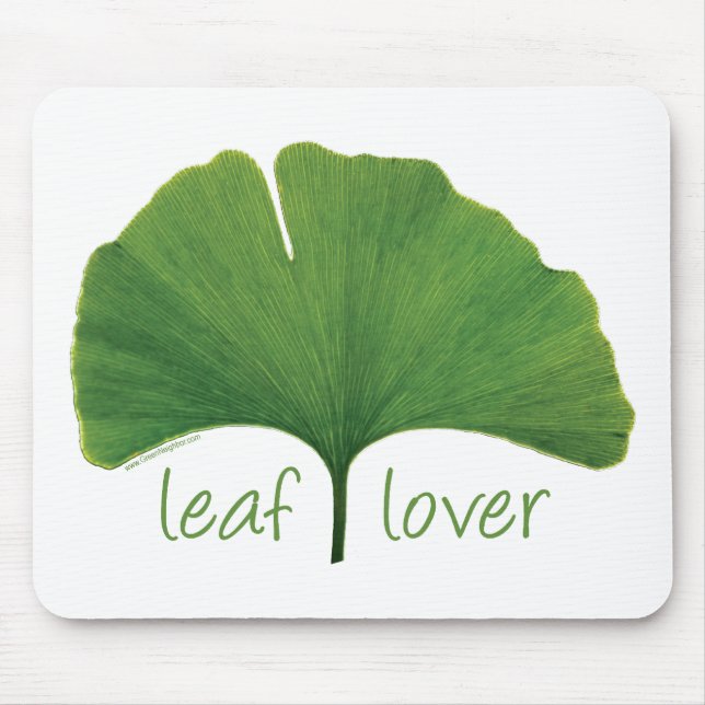 Tree Hugger, Leaf Lover - Ginkgo Mouse Mat (Front)