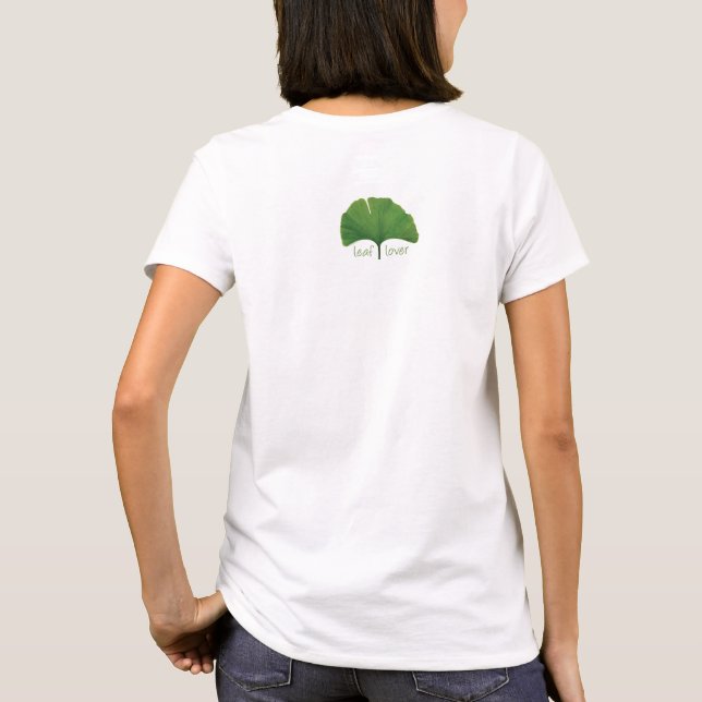 Tree Hugger, Leaf Lover - Ginkgo T-Shirt (Back)
