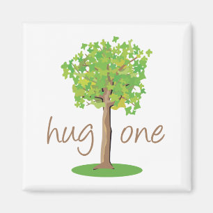 Tree Hugger Magnet