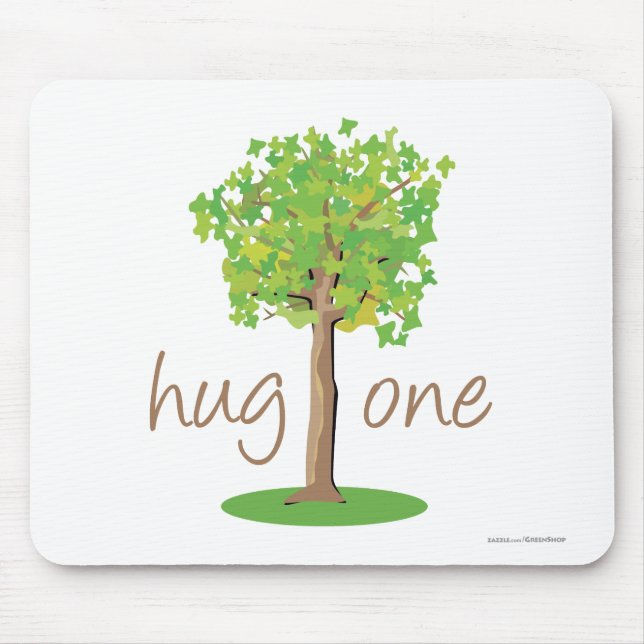 Tree Hugger Mouse Mat (Front)