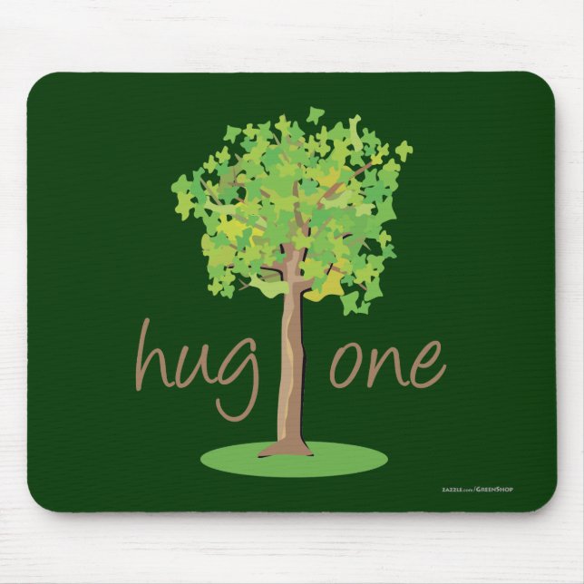 Tree Hugger Mouse Mat (Front)