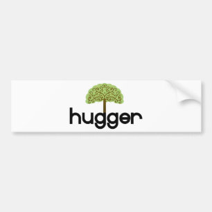Tree hugger original design! bumper sticker