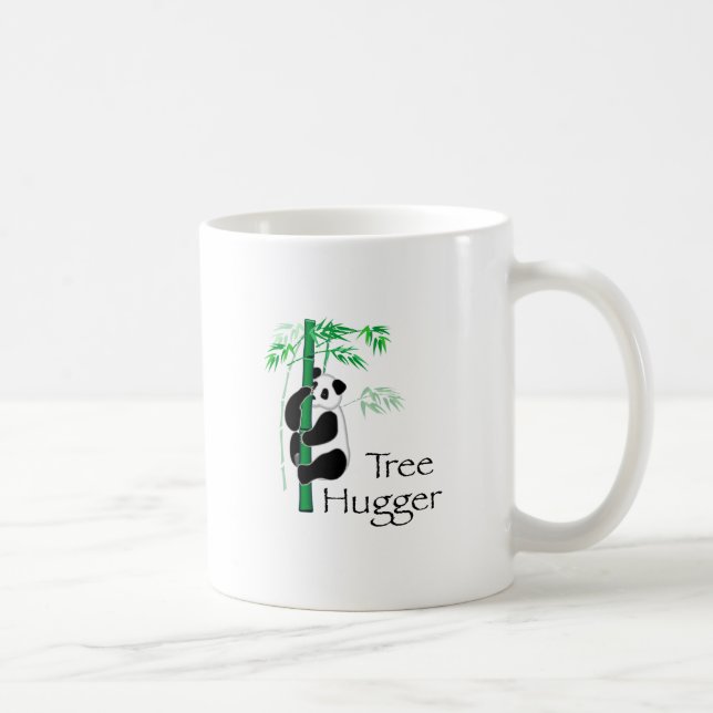 Tree Hugger Panda Coffee Mug (Right)