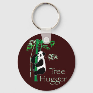Tree Hugger Panda Key Ring