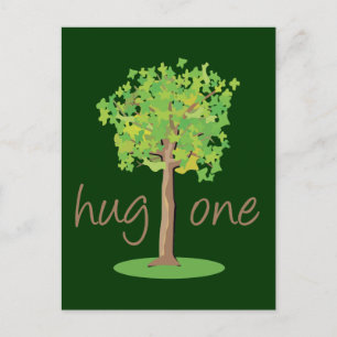 Tree Hugger Postcard