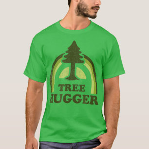 Tree Hugger Retro Vintage Environmental Nature Lov T-Shirt