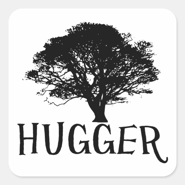 Tree Hugger Sticker (Front)