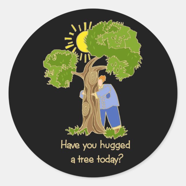 Tree Hugger stickers (Front)