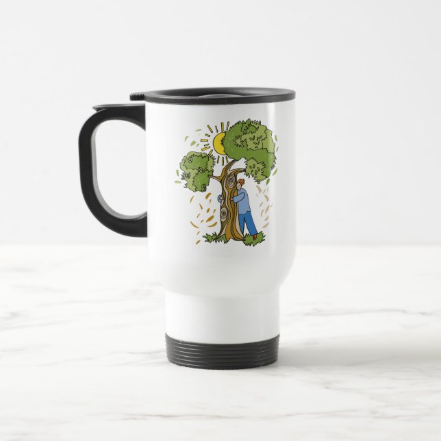 Tree Hugger Travel Mug (Left)