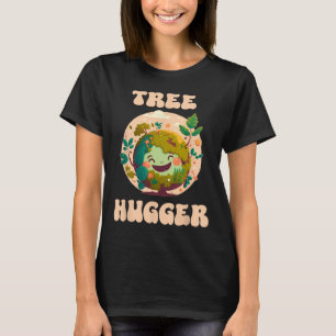 Tree Hugger Vintage Retro Nature Environmental Ear T-Shirt