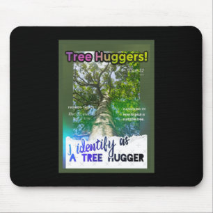 Tree Huggers Extraordinaire. Zine Cover Mouse Mat