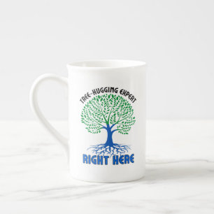Tree-hugging experts, right here.w bone china mug