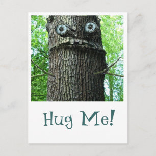 Tree Hugging Postcard