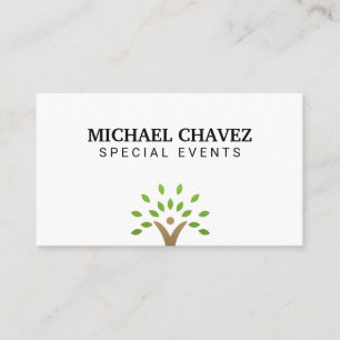 Tree Icon Business Card