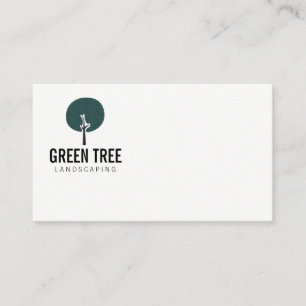 Tree Icon / Landscaper Business Card