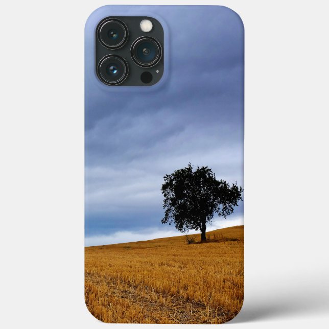 Tree in a wheat field Case-Mate iPhone case (Back)
