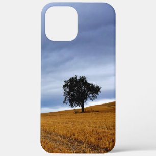 Tree in a wheat field iPhone 12 pro max case