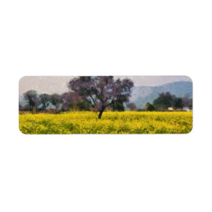 Tree in a yellow vision