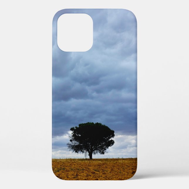Tree in an empty field Case-Mate iPhone case (Back)