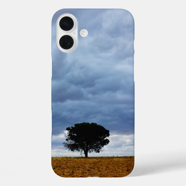 Tree in an empty field Case-Mate iPhone case (Back)