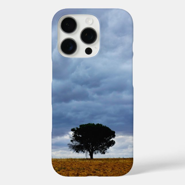 Tree in an empty field Case-Mate iPhone case (Back)