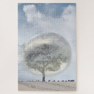 Tree in protective bubble jigsaw puzzle