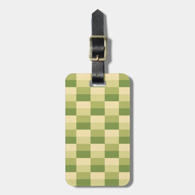 Tree In The Desert Colours Luggage Tag (Front Vertical)