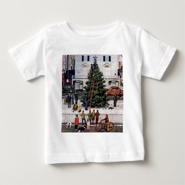 Tree in Town Square Baby T-Shirt (Front)
