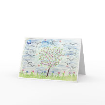 Tree Israel Greeting Card