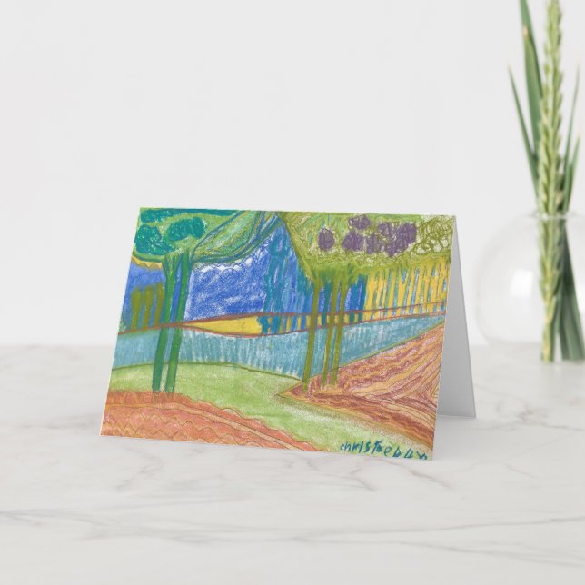Tree Landscape Card (Front)
