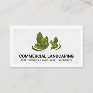 Tree Landscapes Garden Business Card