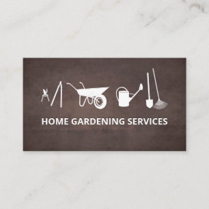 Tree   Landscaping   Gardening Services Business Card