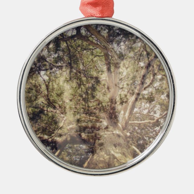 Tree Layers Digital Art Metal Tree Decoration (Front)