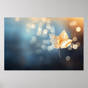 Tree Leaf Forest Nature Serene Tranquil  Poster