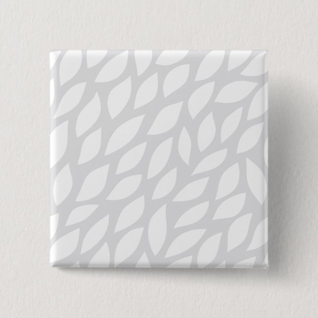 tree leave 15 cm square badge (Front)