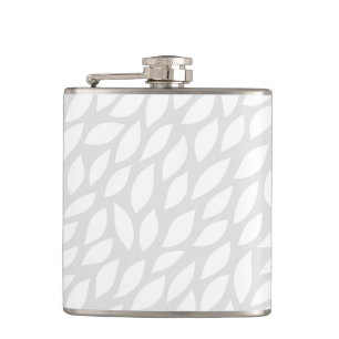 tree leave hip flask