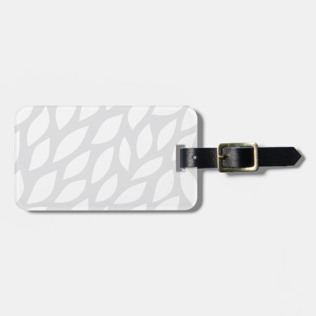tree leave luggage tag (Front Horizontal)
