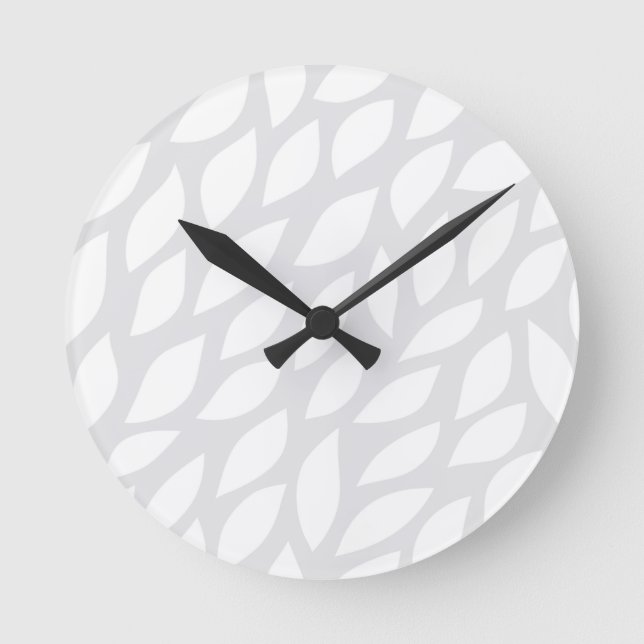 tree leave round clock (Front)