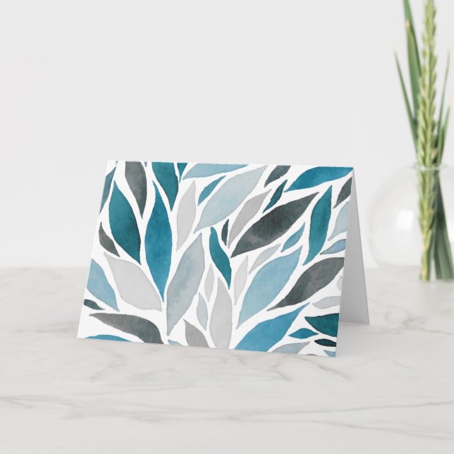 tree leaves card (Front)