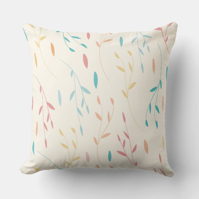 tree leaves cushion (Front)
