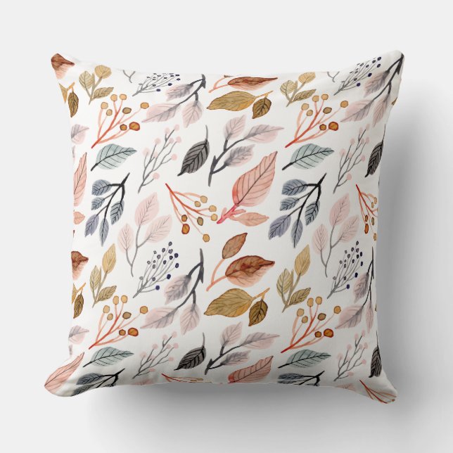 tree leaves cushion (Front)