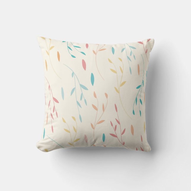 tree leaves cushion (Front)