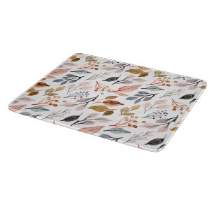 tree leaves cutting board