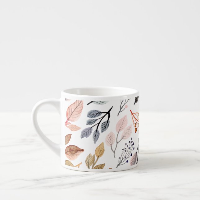 tree leaves espresso cup (Left)